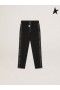 Golden Goose Game EDT Capsule collection joggers in black with logoed strips on the sides black