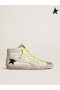 Golden Goose sneakers in suede and leather with camouflage vertical strip camouflage black Fluorescent