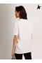 Golden Goose Golden collection T-shirt in white with cabochon crystals white