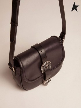Golden Goose Small black leather Rodeo Bag black