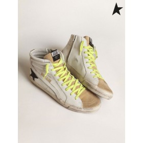 Golden Goose sneakers in suede and leather with camouflage vertical strip camouflage black Fluorescent