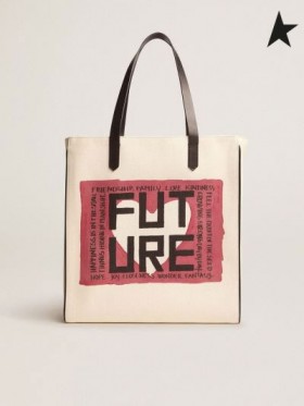 Ganso de ouro Norte-Sul da Califórnia Saco com o "Futuro" de impressão de café