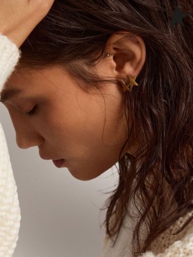 Ganso de ouro Estrelas Jewelmates coleção de brincos em ouro velho cor