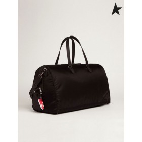 Ganso de ouro Viagem Duffle Bag duplo em nylon preto preto