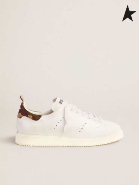 Golden Goose, Előétel cipők terepszínű sarok lap fehér álcázás