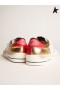 Golden Goose Limited Edition Stardan cipők, arany betétekkel fehér arany szín