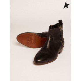 Golden Goose Viand boka csizma bőr cowboy-stílusú dekoráció Bőr Szín