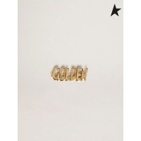 Golden Goose Időtlen Jewelmates gyűjtemény csipke zár klip a régi arany színű, Arany betűkkel arany szín