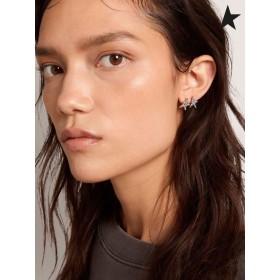 Goose Golden Star Jewelmates bailiúchán earrings graí i sean-dath óir le criostail maisiúil óir dath