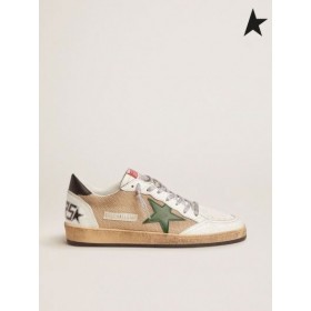 Gé órga Liathróid Star sneakers i leathar agus mogalra le dubh táb súil dubh glas