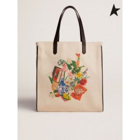 Órga Gé Thuaidh-Theas California Mála le gcodarsnacht colláis a phriontáil bán