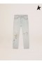 Golden Goose Golden collection bleached jeans con difficoltà di trattamento blu