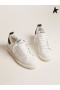 Golden Goose Starter sneakers in pelle nera con scheda di tacco nero rosso colore oro