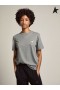 Golden Goose Melange grigio collezione Star T-shirt con stella d'oro sulla parte anteriore grigio