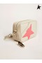 Golden Goose Off-white Star Borsa in pelle martellata, fucsia Golden Goose stelle con glitter iridescenti bianco rosso fucsia