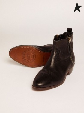 Golden Goose Viand ankle boots in pelle con cowboy stile decorazione Colore della Pelle