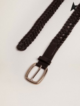 Golden Goose cintura in pelle nera nero