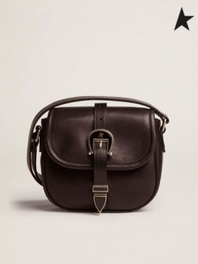 Golden Goose Piccola in pelle nera Borsa nero Rodeo