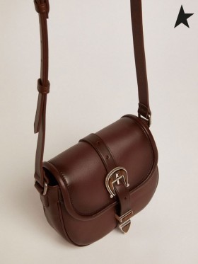 Golden Goose Piccolo Rodeo Borsa in pelle marrone scuro marrone scuro