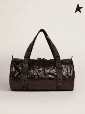 Golden Goose collezione Star nero bauletto laterale con stelle bianche nero