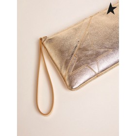 L'Oca d'oro Stella d'Argento al Polso pochette Colore della Pelle / Pelle Colore
