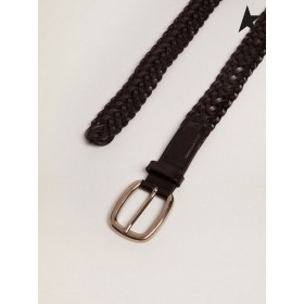 Golden Goose cintura in pelle nera nero