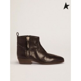 Golden Goose Viand ankle boots in pelle con cowboy stile decorazione Colore della Pelle