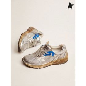 Golden Goose argento Papà-Star sneakers argento bianco blu