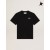 Golden Goose Black Star collezione di T-shirt bianche a contrasto e il logo di star nero