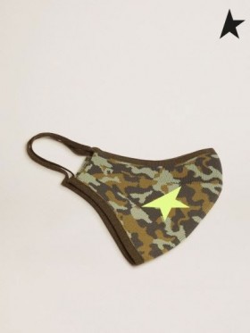 ゴールデングース迷彩黄金のマスクと黄色の蛍光タ褐色緑色迷彩