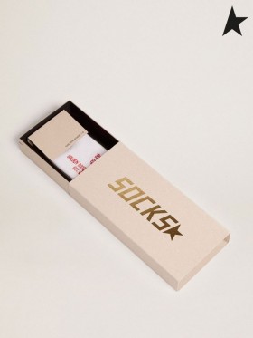 ゴールデングース白ソックスは赤い文字で印刷白