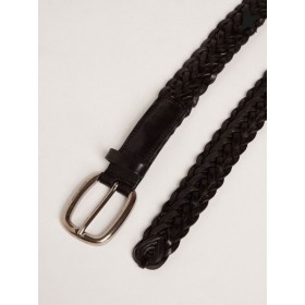 ゴールデングースブラックレザーベルト黒