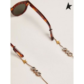 ゴールデングースDéco Jewelmates蔵メガネチェーンの古金色