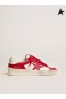 Golden Goose Stardan sneakers i hvit og rødt skinn hvit rød rød