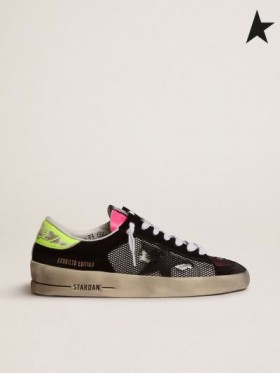 Golden Goose Limited Edition Stardan sneakers in fuchsia and yellow black fuchsia white