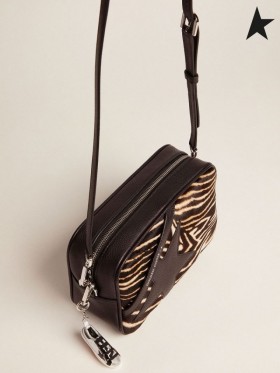 Golden Goose Stjerners Bag laget av zebra print ponni-effekt skinn Hud Farge