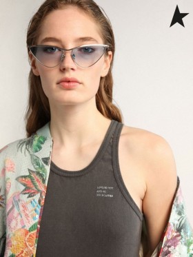 Golden Goose Antrasitt grå Reise samling Elena tank kjole mørk grå