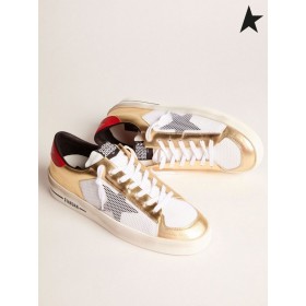 Golden Goose Limited Edition Stardan joggesko med gull setter hvitt gull farge