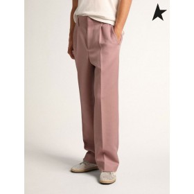 Golden Goose Blek lilla Reise samling wide-leg bukser Blek Lilla