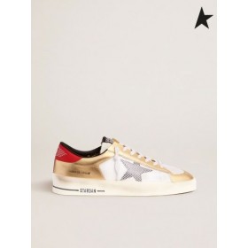 Golden Goose Limited Edition Stardan joggesko med gull setter hvitt gull farge