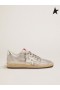 Buty do biegania Golden Goose Ball Star LTD z srebrnym skóry białego i w kolorze srebrnym