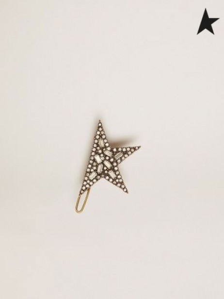 Golden Goose Star Jewelmates colectia dantela de blocare cu clip vechi de culoare de aur cu cristale decorative de culoare de aur