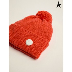 Gasca de aur de Portocale lână Călătorie de colectare Didi bereta cu pompom portocaliu