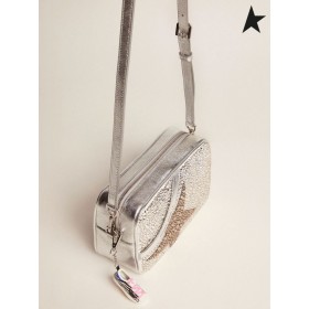 Golden Goose Star Sac de laminate din piele cu cristale Swarovski de Culoare a Pielii