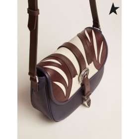 Gasca de aur de Mediu multicolor din piele Rodeo Sac roșu Multicolor