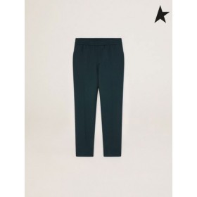 Gâsca de aur Dark teal Călătorie colectia Luca pantaloni dark teal