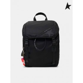 Zlatá Hus Čierny nylon Cesty batoh black