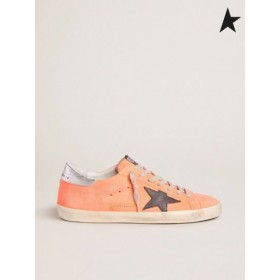 Zlatá Hus Orange semiš Super-Star tenisky, oranžová, čierna