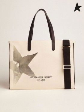 황금알을 낳는 거위 동쪽-서쪽 캘리포니아 부대 골든 브라운 스타 인쇄