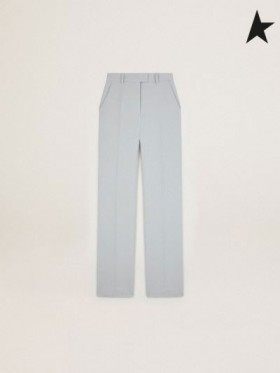 황금알을 낳는 거위 안개-블루 여행 컬렉션 Eveline pants blue